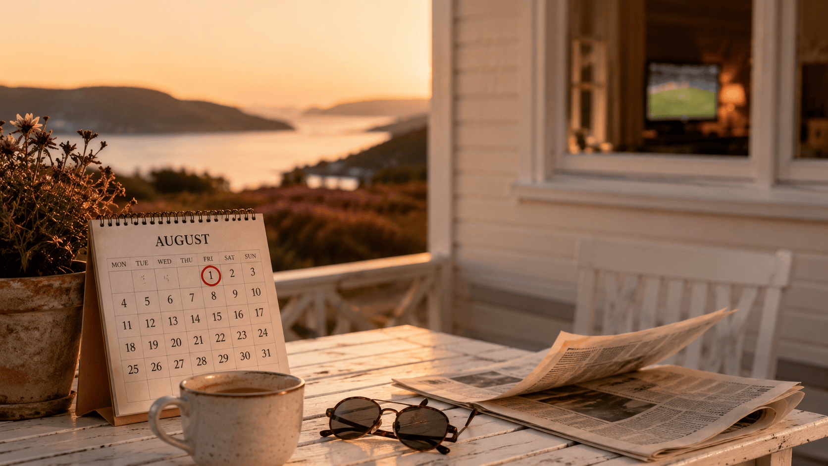 Stille sommeruke – men 1. august står og banker på døra