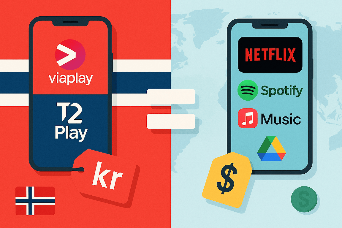 Norske vs internasjonale abonnementer: Hva lønner seg?