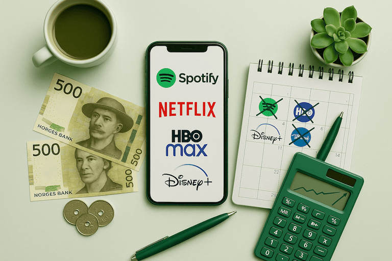 Hvordan spare kr 500+ per måned på abonnementer